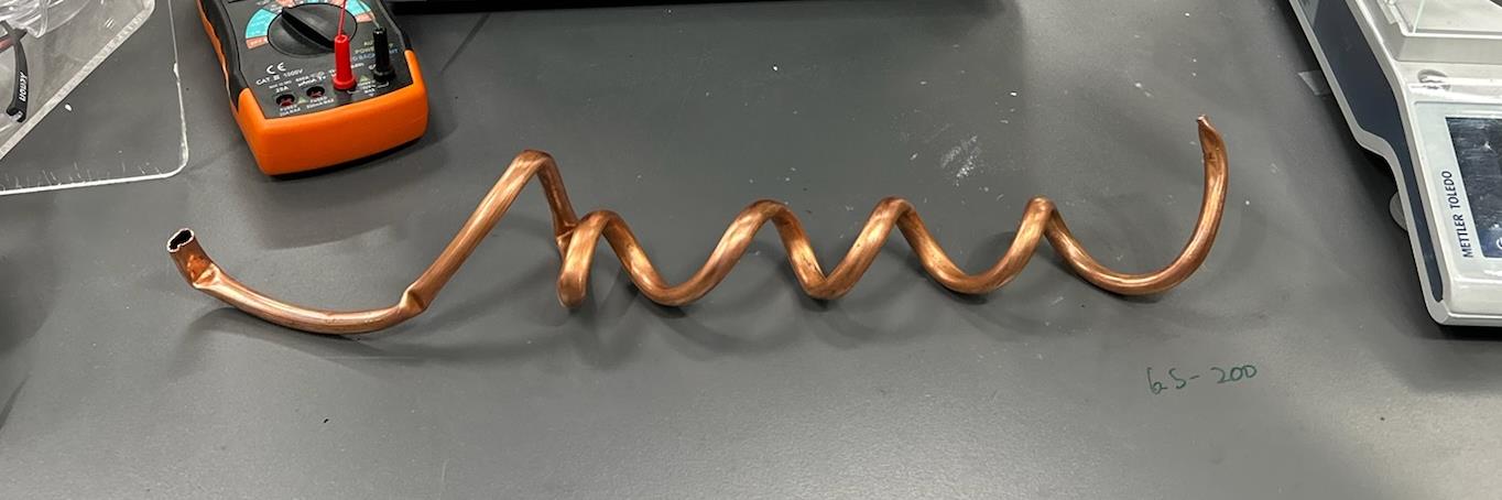 Early copper coil attempt