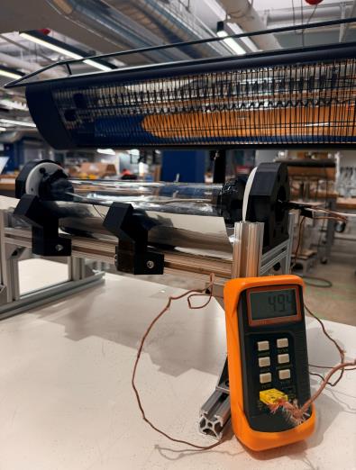 Phase II particle testing setup